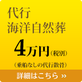代行海洋自然葬(乗船なしの代行散骨)4万円(税別)